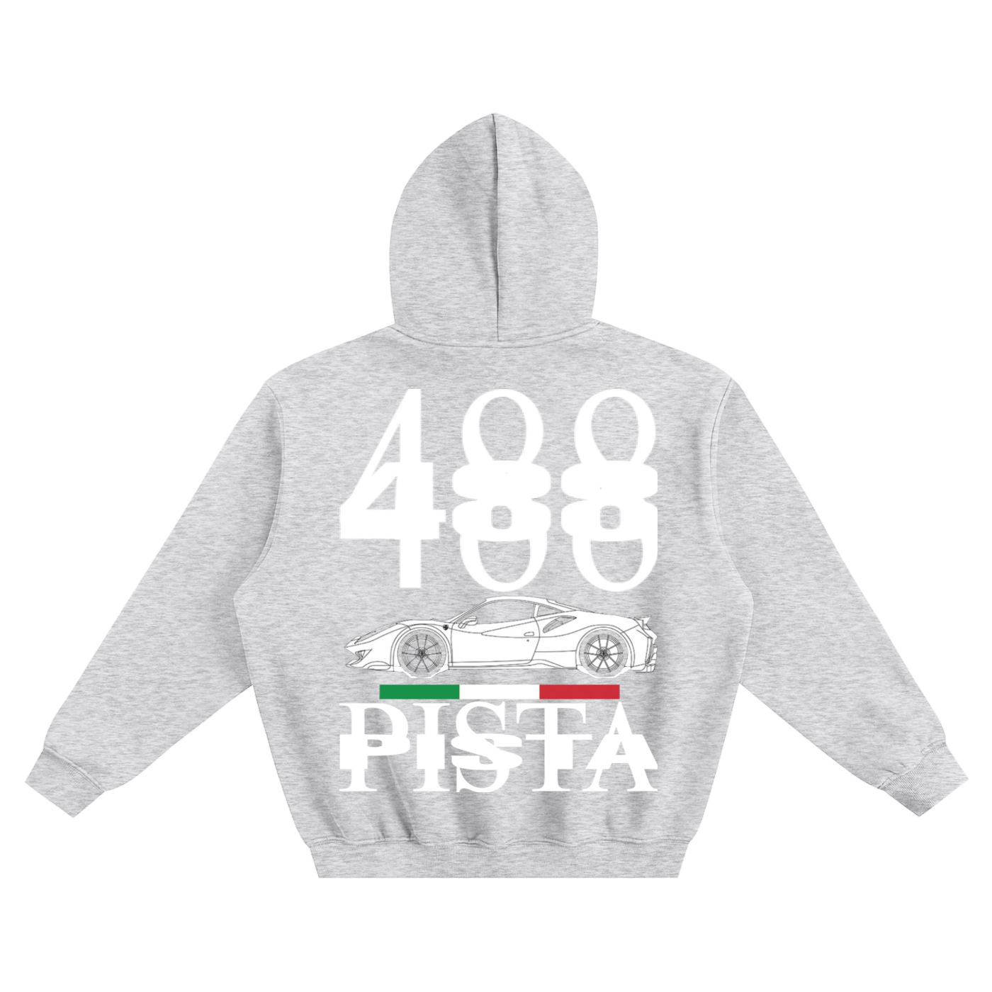 488 PISTA Hoodie (Black/Grey)