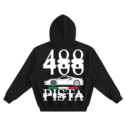 488 PISTA Hoodie (Black/Grey)